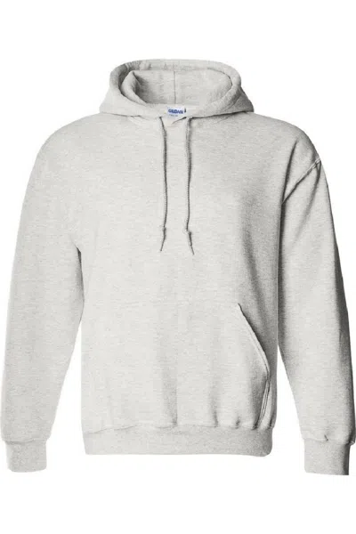 Gildan Heavyweight Dryblend Adult Unisex Hooded Sweatshirt Top / Hoodie (13 Colours) In Grey