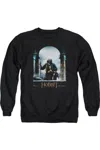 Gildan Hobbit Bilbo Poster Adult Crewneck Sweatshirt In Black
