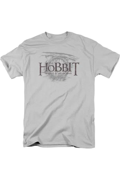 Gildan Hobbit Door Logo Short Sleeve Adult Tee / T-shirt In Silver