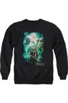 Gildan Hobbit Elronds Crew Adult Crewneck Sweatshirt In Black