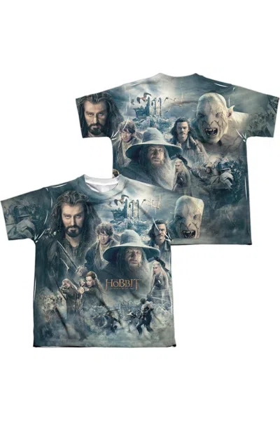 Gildan Kids' Hobbit Epic Poster Short Sleeve Youth Poly Crew Tee / T-shirt In Multi