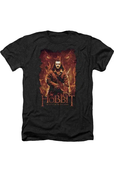 Gildan Hobbit Fates Adult Heather Tee / T-shirt In Black