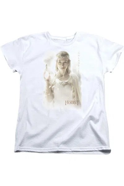 Gildan Hobbit Galadriel Short Sleeve Womens Tee / T-shirt In White