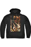 Gildan Hobbit I Am Fire Adult Pull Over Hoodie / Hooded Sweatshirt In Black