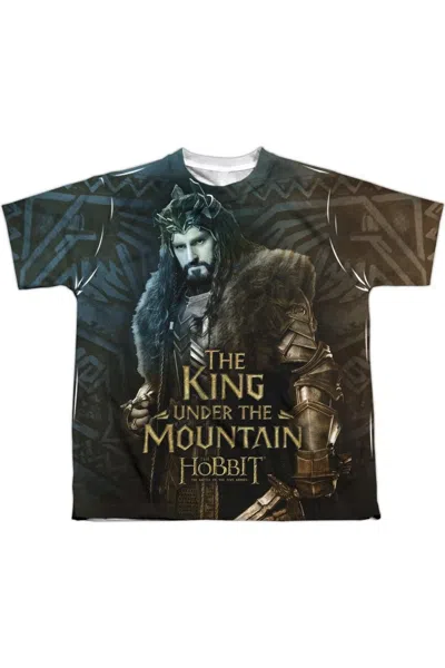 Gildan Kids' Hobbit King Short Sleeve Youth Poly Crew Tee / T-shirt In Multi