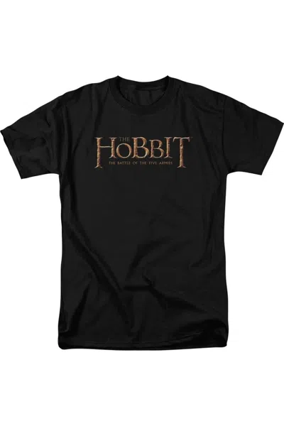 Gildan The Hobbit Logo Short Sleeve Adult Tall Tee / T-shirt In Black