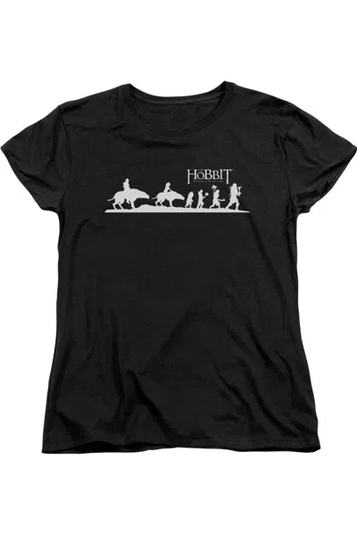 Gildan Hobbit Orc Company Short Sleeve Womens Tee / T-shirt In Black