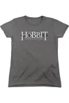 Gildan Hobbit Ornate Logo Short Sleeve Womens Tee / T-shirt In Pink