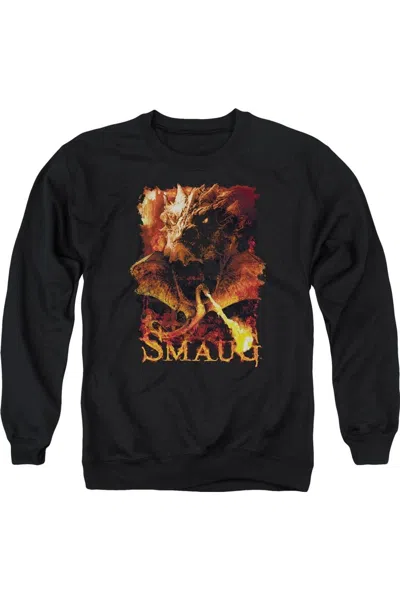 Gildan Hobbit Smolder Adult Crewneck Sweatshirt In Black