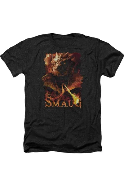 Gildan Hobbit Smolder Adult Heather Tee / T-shirt In Black