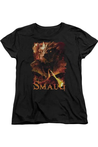 Gildan Hobbit Smolder Short Sleeve Womens Tee / T-shirt In Black
