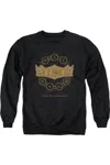 Gildan House Of The Dragon Crown Adult Crewneck Sweatshirt In Black