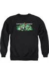 Gildan Infinite Crisis Ic Green Adult Crewneck Sweatshirt In Black