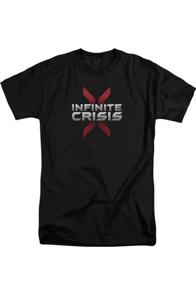 Gildan Infinite Crisis Logo Short Sleeve Adult Tall Tee / T-shirt In Black