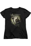 Gildan Injustice Gods Among Us Battle Of The Gods Short Sleeve Womens Tee / T-shirt In Black
