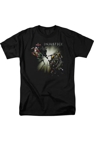 Gildan Injustice Gods Among Us Good Vs Evils Short Sleeve Adult Tee / T-shirt In Black