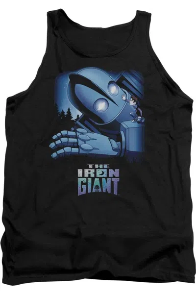 Gildan Iron Giant Giant And Hogarth Adult Tank Top In Black