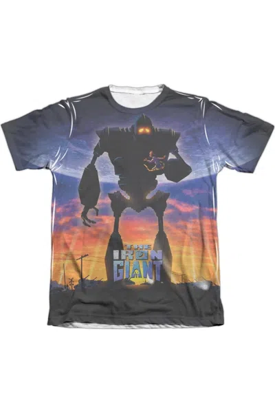 Gildan Iron Giant Giant Poster Adult 65/35 Poly/cotton Short Sleeve Tee / T-shirt In White