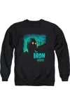 Gildan Iron Giant Look To The Stars Adult Crewneck Sweatshirt In Black