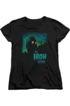 Gildan Iron Giant Look To The Stars Short Sleeve Womens Tee / T-shirt In Black