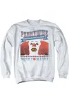 Gildan It 1990 The Dancing Clown Adult Crewneck Sweatshirt In White