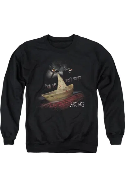 Gildan It 2 Now We Aren´t Strangers Adult Crewneck Sweatshirt In Black