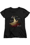 Gildan It 2 Now We Aren´t Strangers Short Sleeve Women´s T-shirt In Black