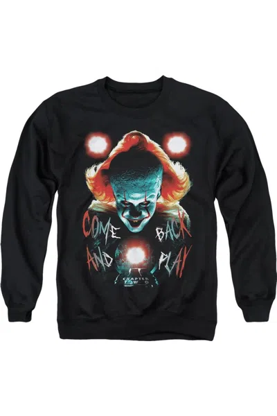 Gildan It 2017 Dead Lights Adult Crewneck Sweatshirt In Black