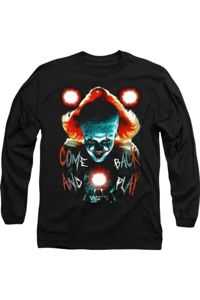 Gildan It 2017 Dead Lights Long Sleeve Adult Tee / T-shirt In Black
