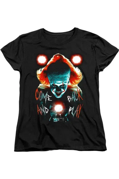 Gildan It 2017 Dead Lights Short Sleeve Women´s Tee / T-shirt In Black
