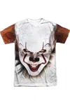 Gildan It 2017 Pennywise At Large Short Sleeve Adult Poly Crew Tee / T-shirt In White