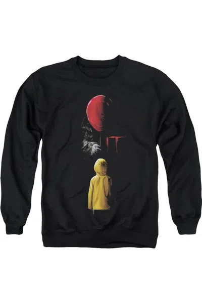 Gildan It 2017 Red Balloon Adult Crewneck Sweatshirt In Black