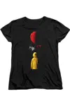 Gildan It 2017 Red Balloon Short Sleeve Women´s Tee / T-shirt In Black