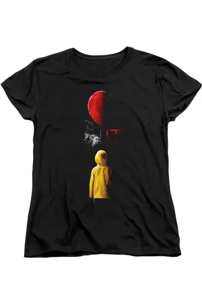 Gildan It 2017 Red Balloon Short Sleeve Women´s Tee / T-shirt In Black