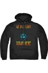 Gildan It 2017 We All Float Down Here Adult Pull Over Hoodie / Hooded Sweatshirt In Black