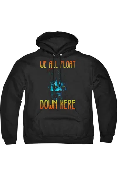 Gildan It 2017 We All Float Down Here Adult Pull Over Hoodie / Hooded Sweatshirt In Black