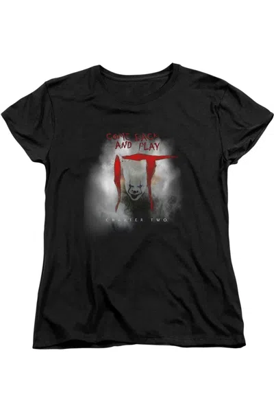 Gildan It 2019 Come Back And Play Short Sleeve Women´s Tee / T-shirt In Black