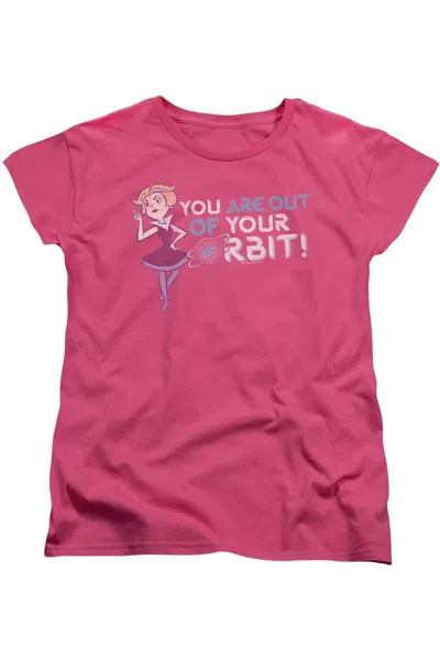 Gildan Jetsons Out Of Orbit Short Sleeve Womens Tee / T-shirt In Pink