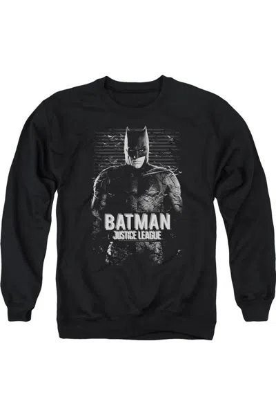 Gildan Justice League Movie Batman Adult Crewneck Sweatshirt In Black