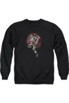 Gildan Justice League Movie Cyborg Adult Crewneck Sweatshirt In Black