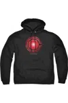 Gildan Justice League Movie Cyborg Logo Adult Pull Over Hoodie / Hooded Sweatshirt In Black