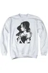 Gildan Justice League Movie Profile Adult Crewneck Sweatshirt In White