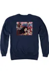 Gildan Justice League Movie Rally Adult Crewneck Sweatshirt In Blue