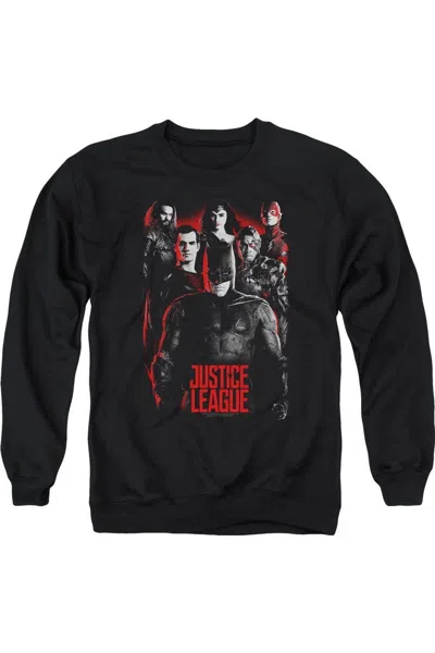 Gildan Justice League Movie The League Adult Crewneck Sweatshirt In Black