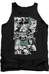 Gildan Justice League Of America A Mighty League Adult Tank Top In Black