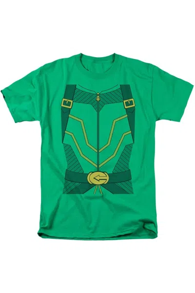 Gildan Justice League Of America Arrow Uniform Short Sleeve Adult Tee / T-shirt In Green