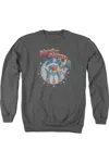Gildan Justice League Of America At Your Service Adult Crewneck Sweatshirt In Pink