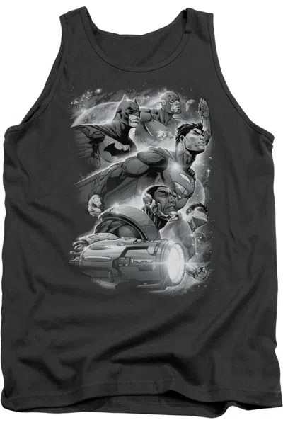 Gildan Justice League Of America Atmospheric Adult Tank Top In Pink
