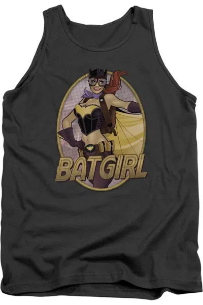 Gildan Justice League Of America Batgirl Bombshell Adult Tank Top In Black