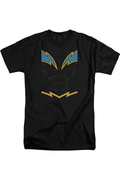 Gildan Justice League Of America Black Lightning Short Sleeve Adult Tall Tee / T-shirt